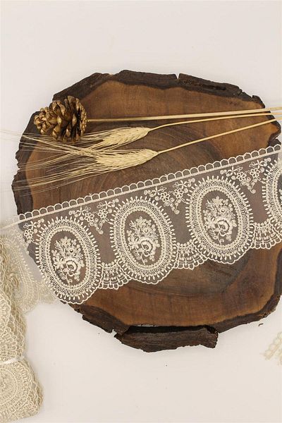 Gül Organza Guipure 70139 - 9 Mt με κουκούλα