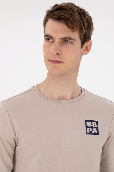 U.S. Polo Assn. Men's Stone Sweatshirt 50293456 -Vr049