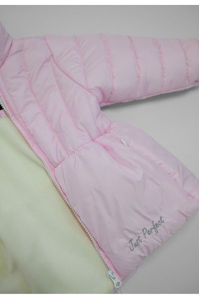 Aressy Girl's Fleece Fur Hooded Rain and Windproof Thick Fiber Filled Winter Coat
