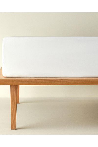 English Home Twill Flat Sheet Elasticated Sheet Double King Size 260 X 280