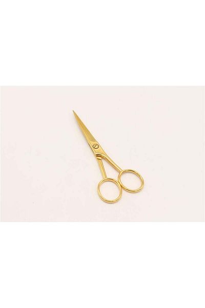 GLOBA Gold Colored Bias Scissors 5.5 No