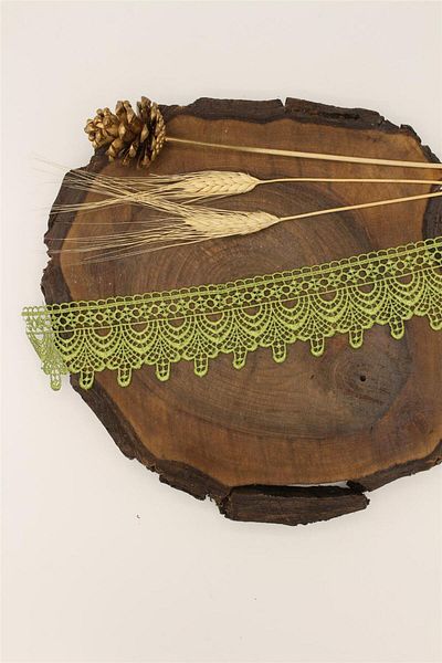 Gül Green Guipure 1259 - 9 Mt
