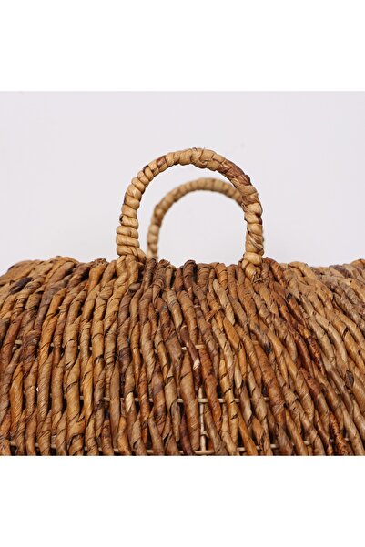 Mylamp Babi̇l Natural Abaca 48X38 cm Basket