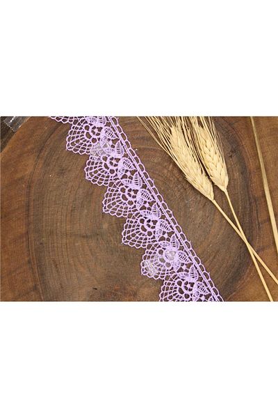 Gül Guipure 1157 - 9 Mt Lilac Fabric