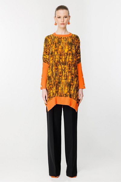 Ghisa 4583 Ghi̇sa - Knitwear Detail Tunic