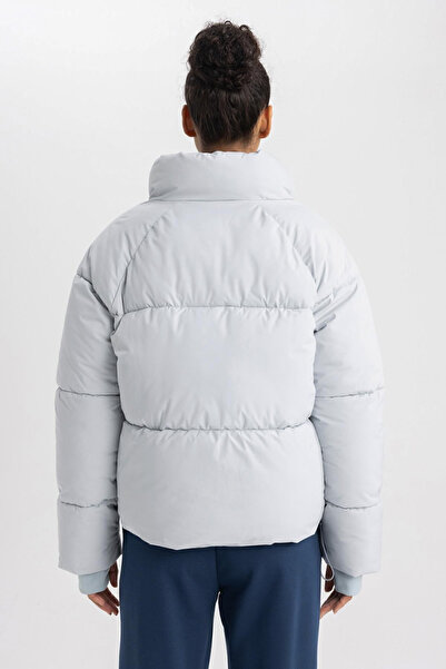 DeFacto Women's Coat A1550Ax - Lt.Grey Design