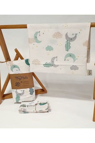 tiny plans Single Elastic Sheet-Pillowcase Set