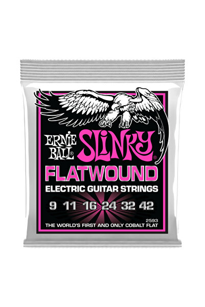 Ernie Ball Süper Slinky Flatwound Elektro Gitar Teli - 09-42