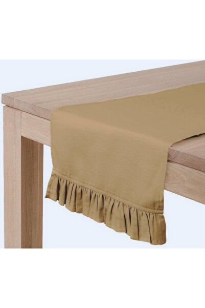 Bc Home Deve Tüyü Fırfırlı Runner 40 x 140 cm Yumuşak Tuşeli ,Kadife Görünüml...