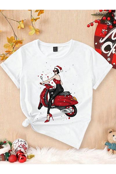 Pisa Art Πρωτοχρονιάτικο T-Shirt / Πρωτοχρονιάτικο γυναικείο μπλουζάκι οδηγού