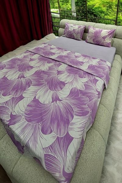Rimo Home مجموعة غطاء لحاف مزدوج من سلسلة Leaf