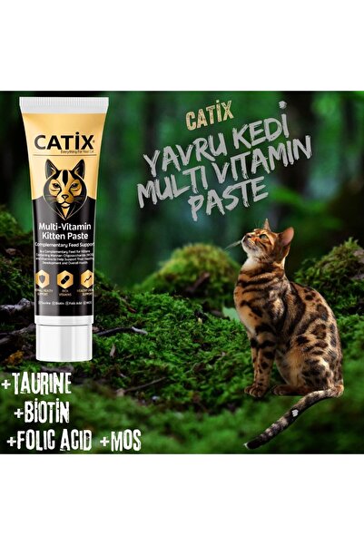 CATİX Paste Junior (Yavru Kediler İçin Multi Vitamin Paste) 100 Ml