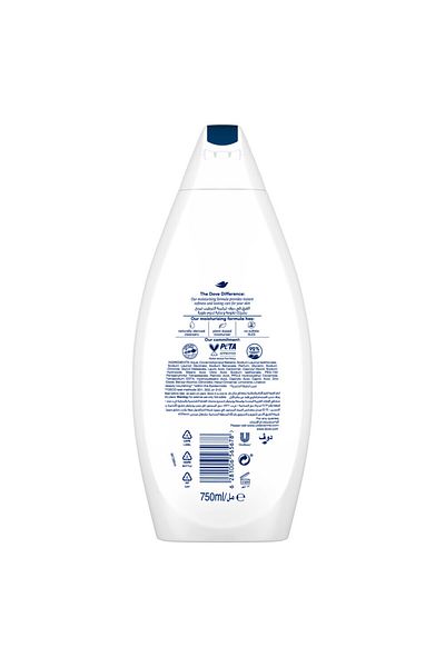 Dove دوف غسول الجسم 750 مل لتغذية بعمق 0% سلفات