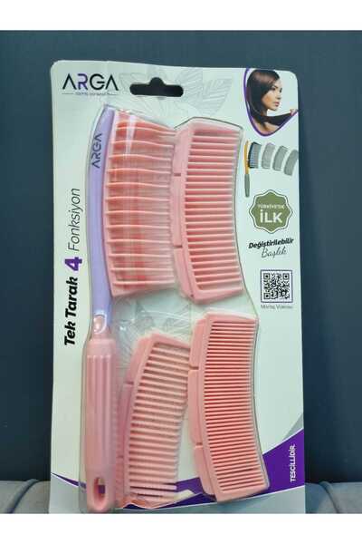 Lider MAGNESİA Changelable 4-Header Functional Comb Pink