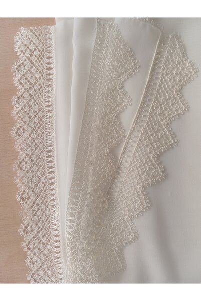 NUMİSTORE İğne oyası kırem renk tül oyası modeli namaz örtüsü