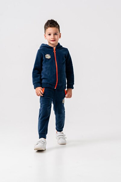 Mışıl Kids Σετ αθλητική φόρμα Rabbit Crested Fleece για αγόρια