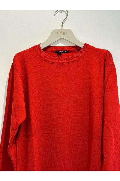 Kayra Crew Neck Knitted Blouse