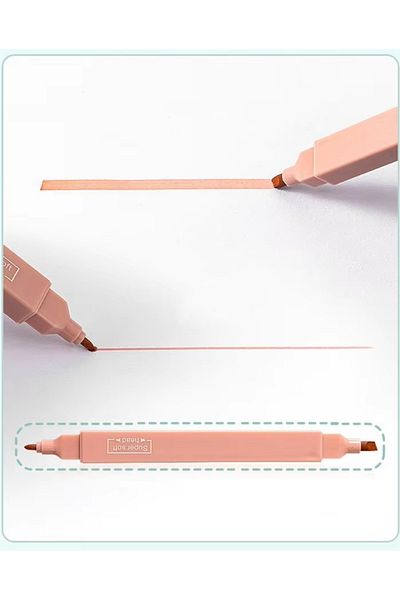Modellino Morandi Set of 6 Ultra Soft Pastel Highlighters - Double End Wd-0566A