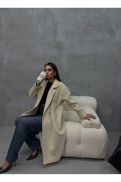 369 etnik butik Μακρύ παλτό Pure Elegance