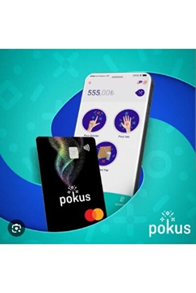 KAPTAN AKSESUAR Pokus Kart Ön Ödemeli Akıllı Kart Temassız Ödeme Online Alışv...