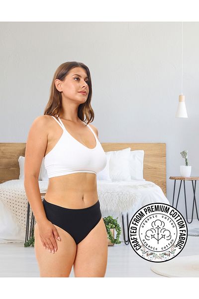 ALYA UNDERWEAR Chiloți de damă din bumbac cu talie înaltă - slip colorat pachet de 10 (MULTICOLOR - X39)