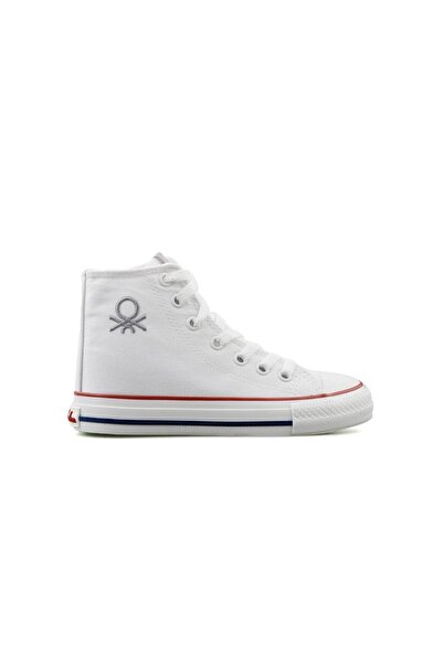 Benetton Casual White Kids Sneakers - Bn-30686
