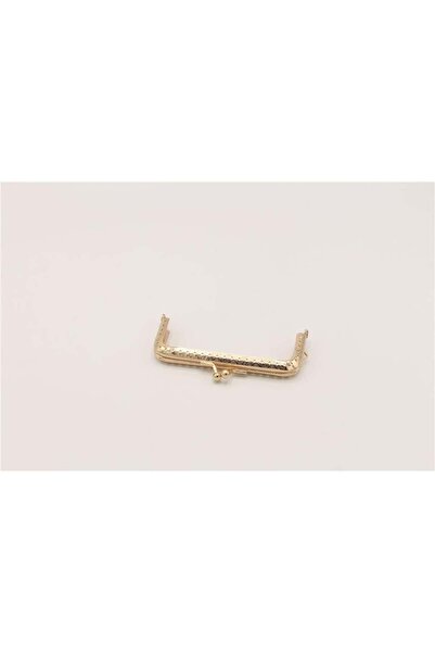 Gül Çanta Klips Kare - 10 cm Altın