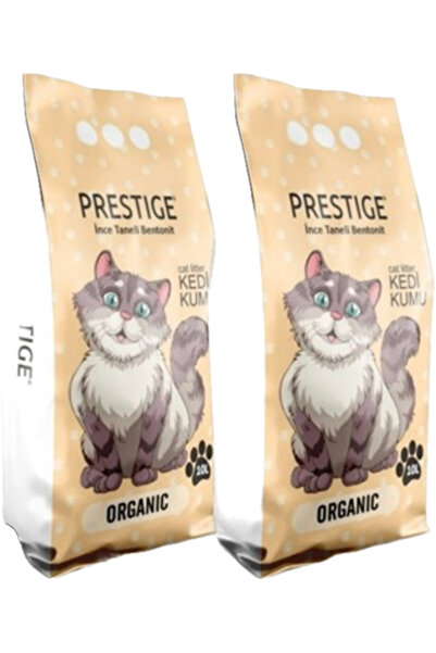 PRESTIGE SHOP Prestıge Doğal (KOKUSUZ) Kedi Kumu 10 Lt (2 ADET)