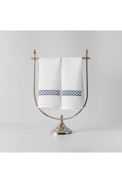 Gül Güler Linen Hand Towel - Embroidered Patty