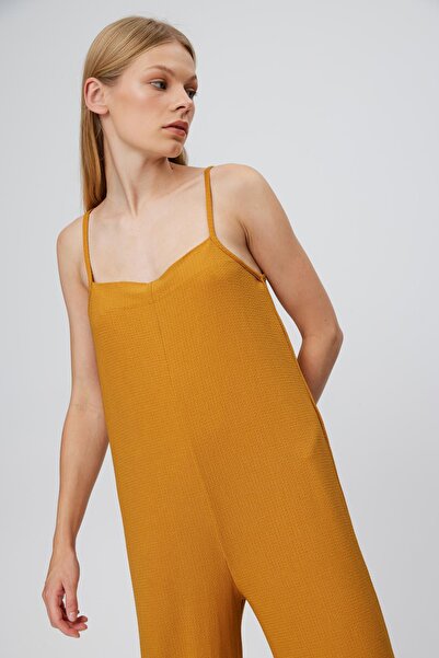 BABOKAH Askılı Kare Yaka Culotte Boy Tulum