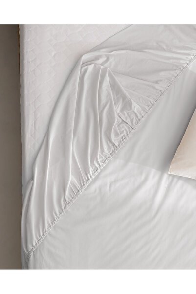 Madame Coco Manon Double 100% Cotton Ranforce Elastic Sheet - Gray