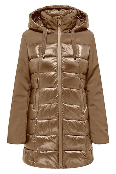 ONLY Onlsophie Mix Puffer - Women's Casual Coat 15294008 -Otter Brown