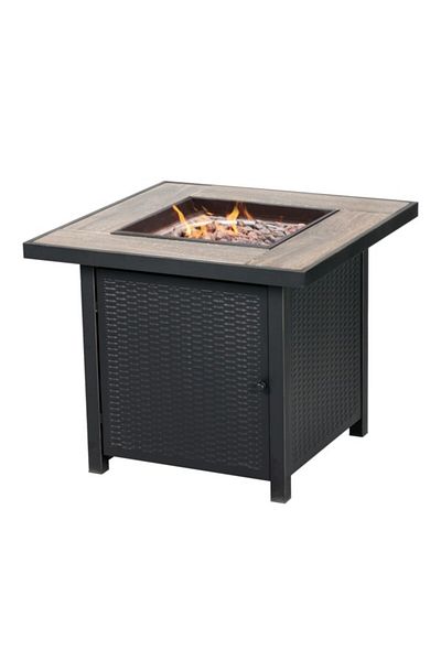 Living Accents Rust-Resistant Fire Pit Table 30inch