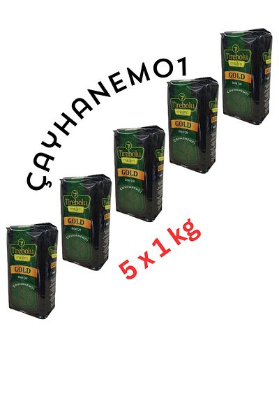 Tirebolu Miralim Gold Bulk Local Tea 1000 g X5 Pieces