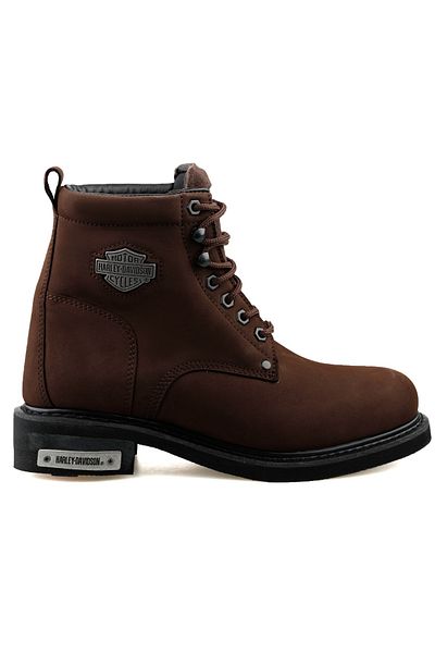 Harley Davidson Gibson Ανδρικές δερμάτινες μπότες Nubuck Casual - Καφέ