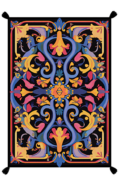 Rugs Modern Halı Nora Art Πολύχρωμο Χαλί με Αφηρημένα Σχέδια και Φούντες nora...