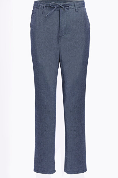 daddies cool with epic Blue Woven Jogging Fit Casual Trousers