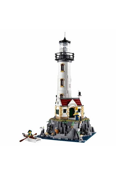 LEGO Ideas Motorised Lighthouse 21335 - Display Model Building to Build for Adults
