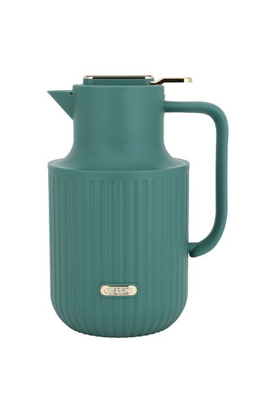 Alsaif Gallery Lura Berry Thermos, Green And Gold, 1.5 Liters