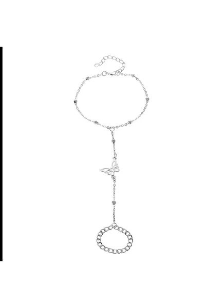 MODAMAYS Ball Chain Butterfly Model Şahmeran Bracelet