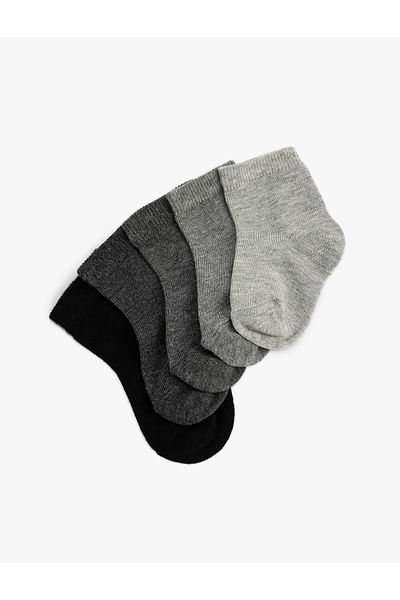 Koton Basic Cotton 5-Piece Sock Set