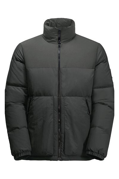 Jack Wolfskin Dellbrueck Unisex Black Outdoor Coat - 1207561 -6502