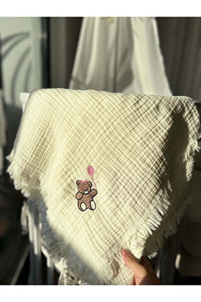 Teddy Bear Müslin Bebek Battaniyesi