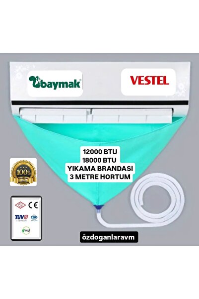 Dogant XXL Klima Temizleme Brandası 3 Metre Hortumu  12000 ve 18000 Btu Klimalar