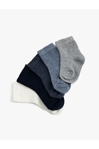 Koton Basic Cotton 5-Piece Sock Set