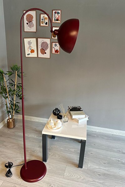 Bamyum Vişne Çürüğü Lambader Hareketli Başlık Modern Dekoratif Metal Oturma Odası Çalışma Odası Lambası