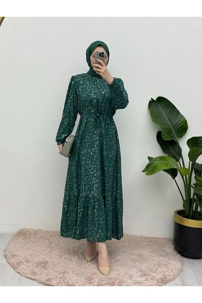Modamorfo Rochie adunată în talie topită - Forest Year.