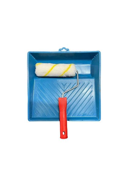 Buhobi Satin Roll 15 cm and Paint Pan - Large Non-Marking Paint Roll