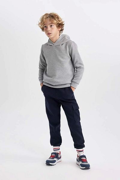 DeFacto Z4094 Jogger Sweatpants με ελαστική πόρπη και τσέπες Cargo