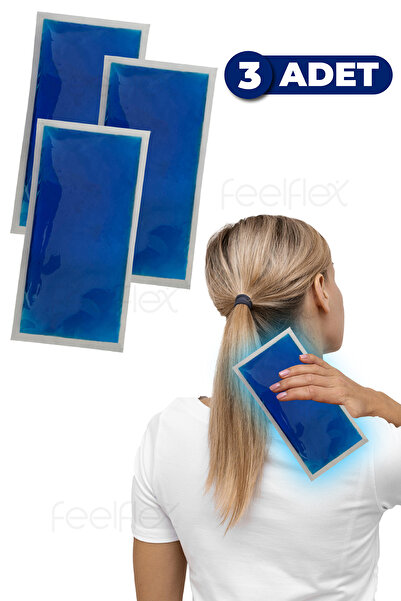 Feelflex Sıcak Soğuk Kompres Jel Termojel 13x26cm, 3 Adet
